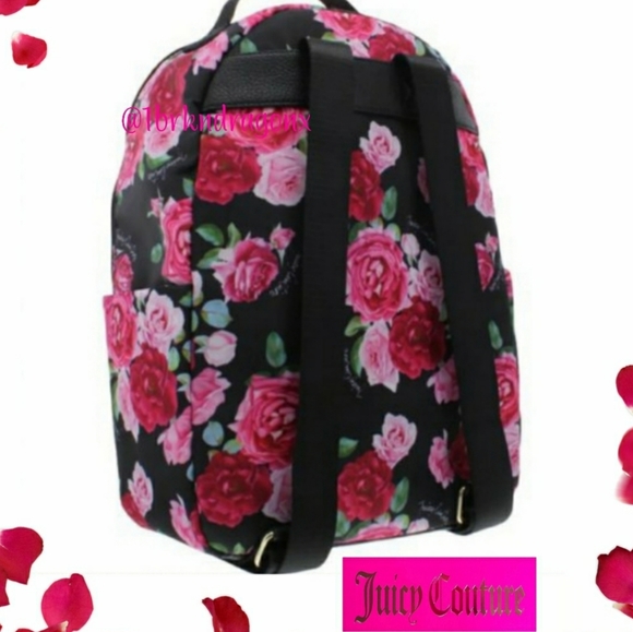 NWT JUICY COUTURE Overnighter Duffle & Backpack  Convertible Bundle Travel Bag - Picture 15 of 17